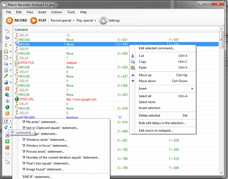 Jitbit Macro Recorder Screenshot